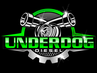 Underdog Diesel logo design by bosbejo