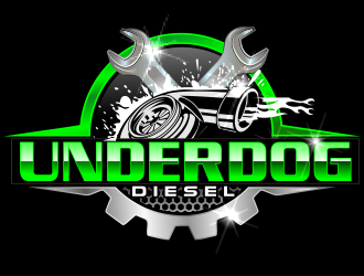 Underdog Diesel logo design by bosbejo