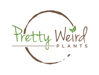 Pretty Weird Plants logo design by puthreeone
