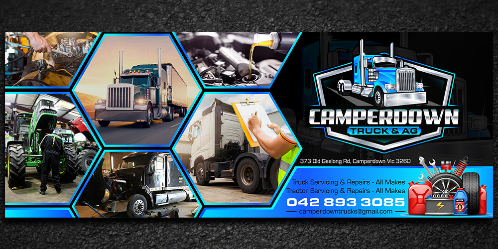 Camperdown Truck & AG logo design by Gelotine