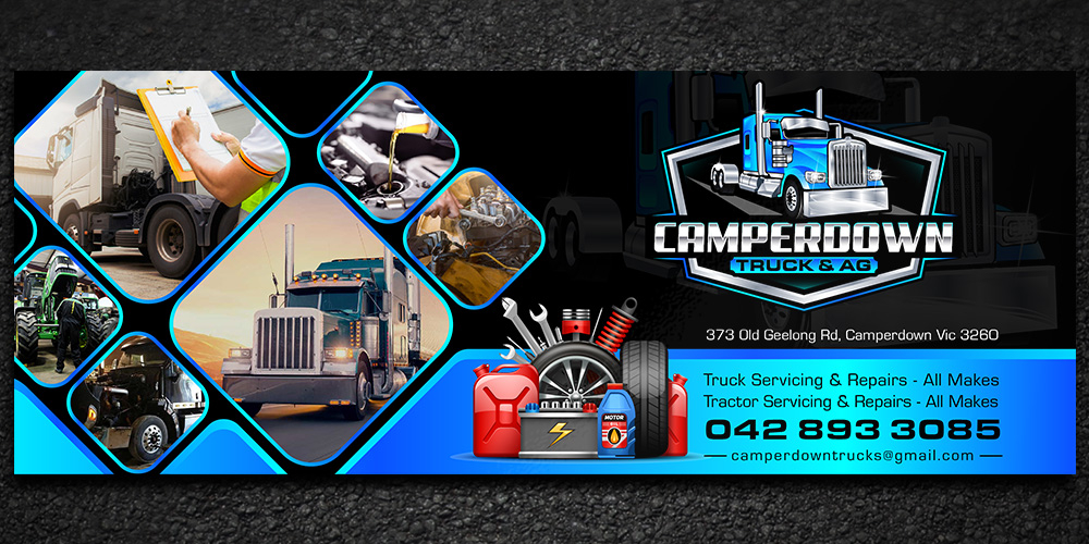 Camperdown Truck & AG logo design by Gelotine