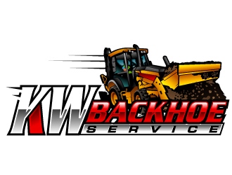 KW Backhoe Service logo design by Suvendu