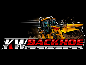 KW Backhoe Service logo design by Suvendu