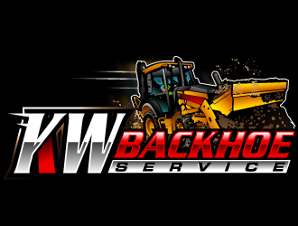 KW Backhoe Service logo design by Suvendu