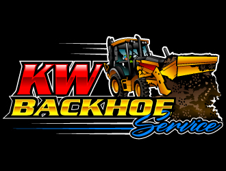KW Backhoe Service logo design by Suvendu