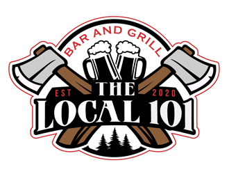 The Local 101 logo design by DreamLogoDesign