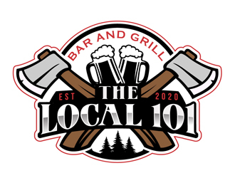 The Local 101 logo design by DreamLogoDesign
