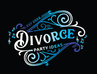 Divorce Party Ideas logo design by Roma