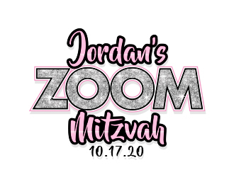 Jordans Zoom Mitzvah logo design by adm3