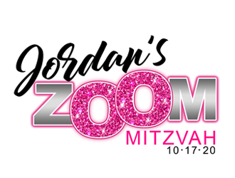 Jordans Zoom Mitzvah logo design by ingepro