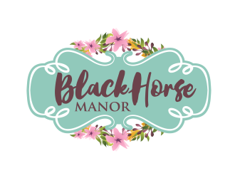 BlackHorse Manor logo design by serprimero