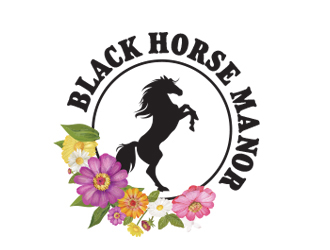 BlackHorse Manor logo design by chad™