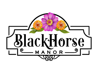 BlackHorse Manor logo design by Ultimatum
