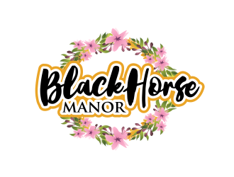 BlackHorse Manor logo design by serprimero