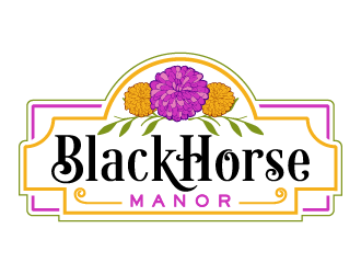 BlackHorse Manor logo design by Ultimatum