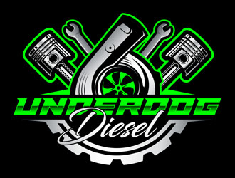 Underdog Diesel logo design by DreamLogoDesign