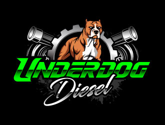 Underdog Diesel logo design by daywalker