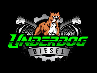 Underdog Diesel logo design by daywalker