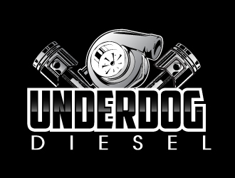 Underdog Diesel logo design by AamirKhan