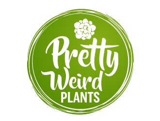 Pretty Weird Plants logo design by AamirKhan
