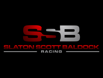 Slaton Scott Baldock Racing logo design by p0peye