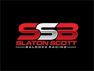 Slaton Scott Baldock Racing logo design by josephira