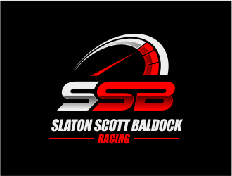 Slaton Scott Baldock Racing logo design by Girly