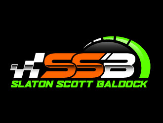 Slaton Scott Baldock Racing logo design by daywalker