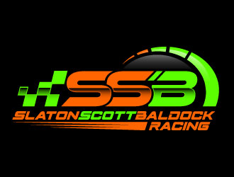 Slaton Scott Baldock Racing logo design by daywalker