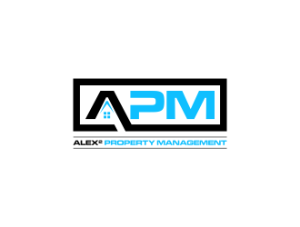 Alex² Property Management logo design by GassPoll