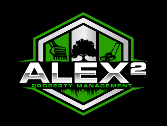 Alex² Property Management logo design by AamirKhan