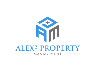 Alex² Property Management logo design by asyqh