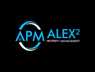 Alex² Property Management logo design by GassPoll