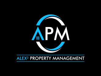 Alex² Property Management logo design by GassPoll