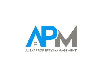 Alex² Property Management logo design by RIANW
