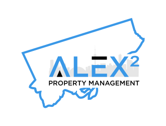 Alex² Property Management logo design by GassPoll