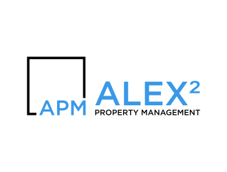 Alex² Property Management logo design by GassPoll