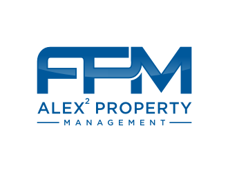Alex² Property Management logo design by artery