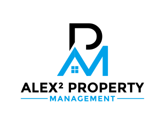 Alex² Property Management logo design by Girly