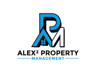 Alex² Property Management logo design by Girly