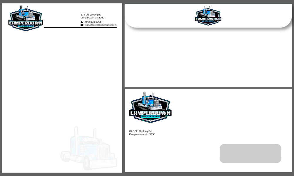 Camperdown Truck & AG logo design by Gelotine