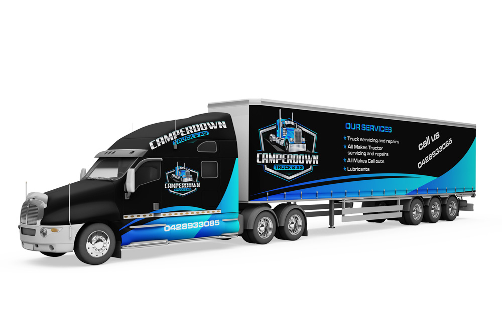 Camperdown Truck & AG logo design by grea8design