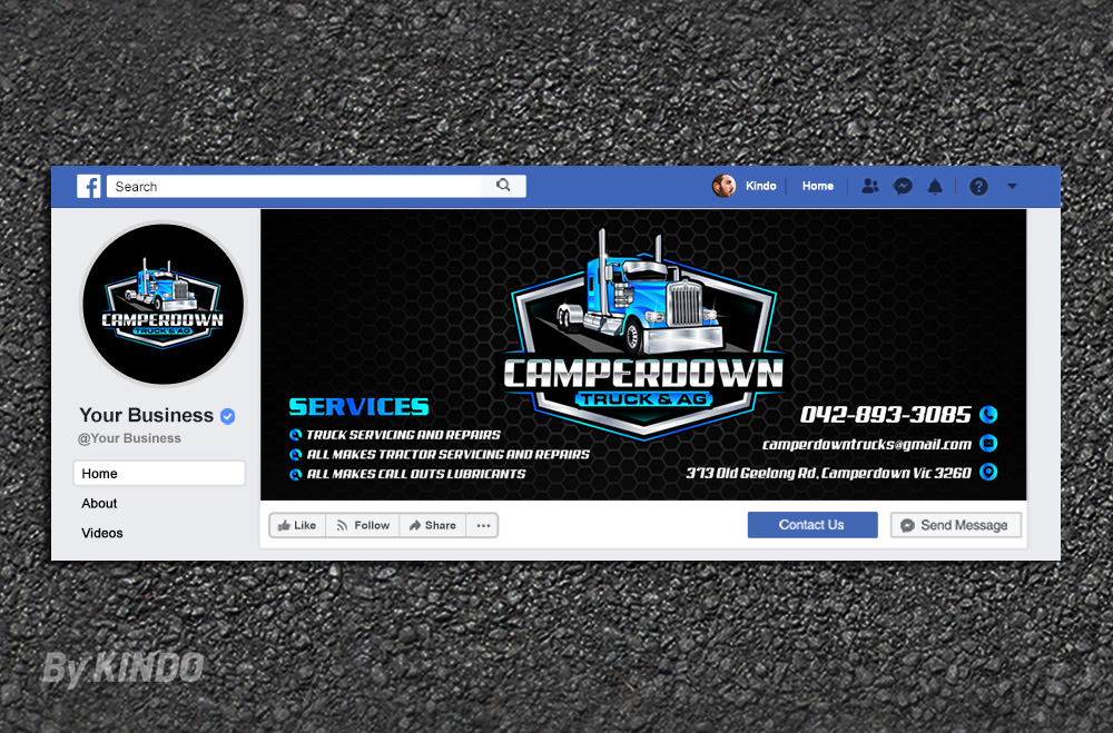 Camperdown Truck & AG logo design by Kindo