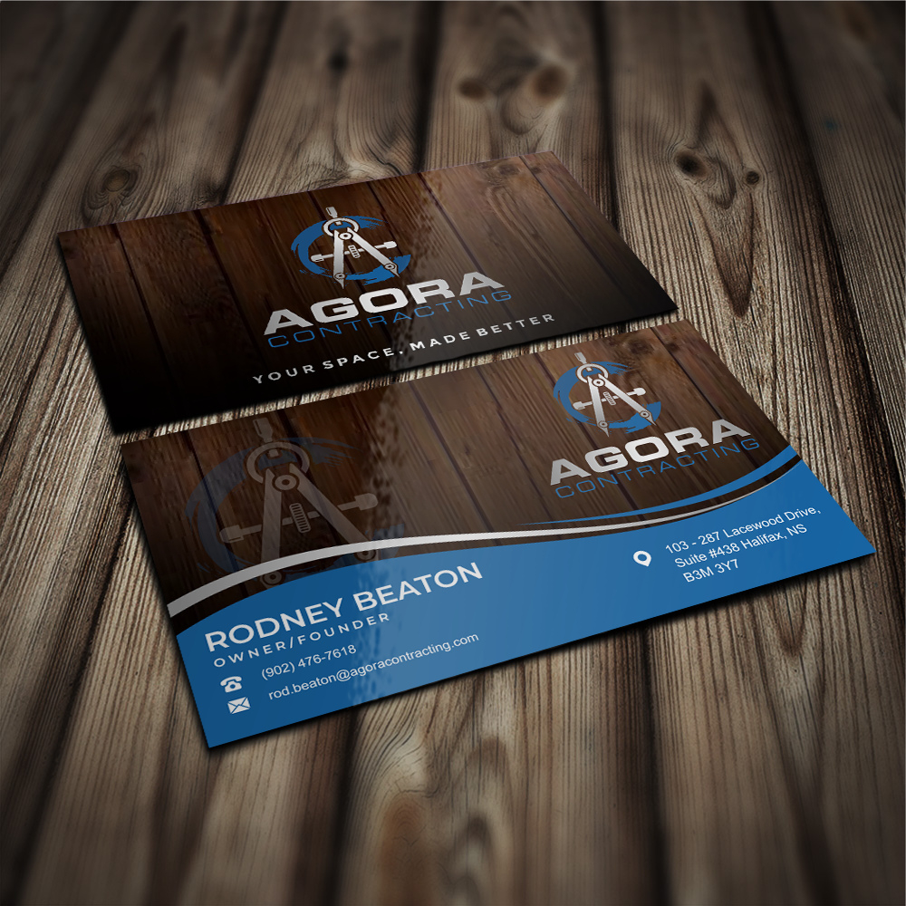 Agora Contracting logo design by zizze23