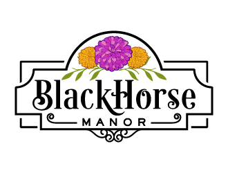 BlackHorse Manor logo design by Ultimatum