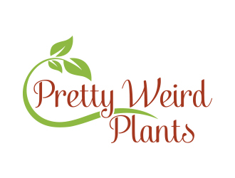 Pretty Weird Plants logo design by daanDesign