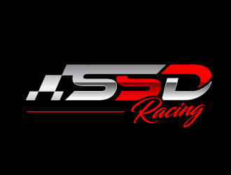 Slaton Scott Baldock Racing logo design by jaize