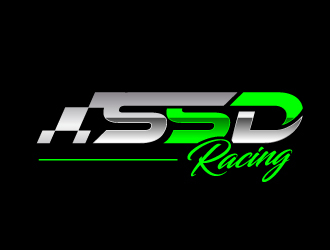 Slaton Scott Baldock Racing logo design by jaize
