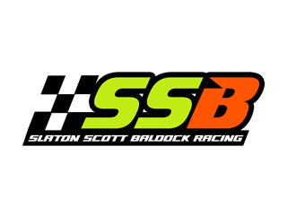 Slaton Scott Baldock Racing logo design by kunejo
