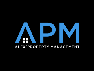 Alex² Property Management logo design by puthreeone